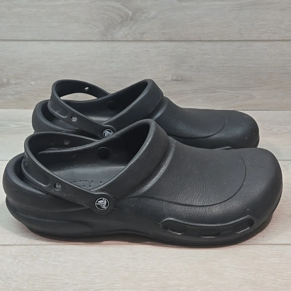 Crocs Men's Black Outdoor Rubber Clogs Shoes Sz 13